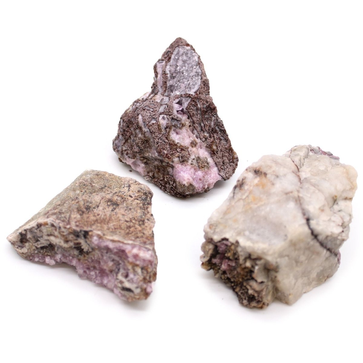 Campioni Minerali - Calcite Cobaltica (25 pezzi ca.) - Aureth