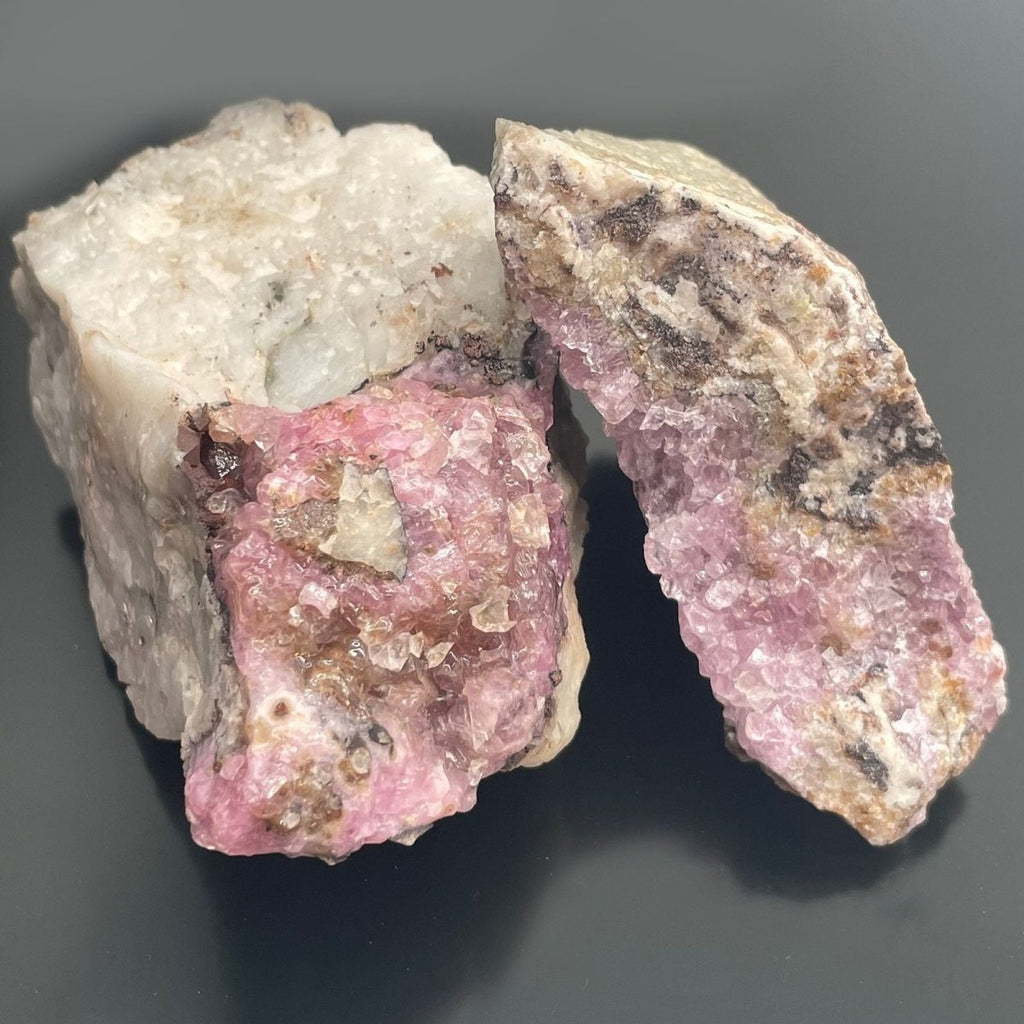 Campioni Minerali - Calcite Cobaltica (25 pezzi ca.) - Aureth