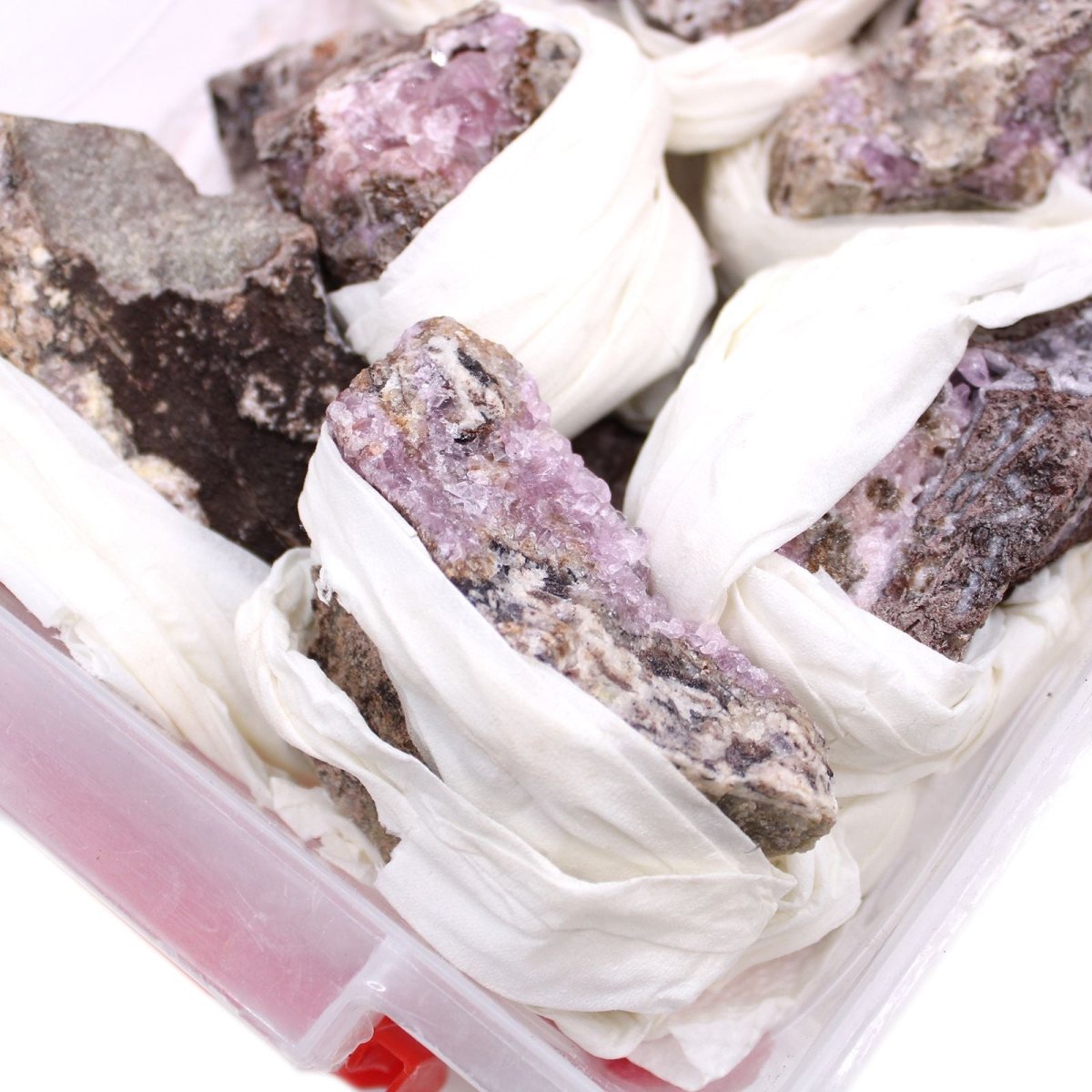 Campioni Minerali - Calcite Cobaltica (25 pezzi ca.) - Aureth