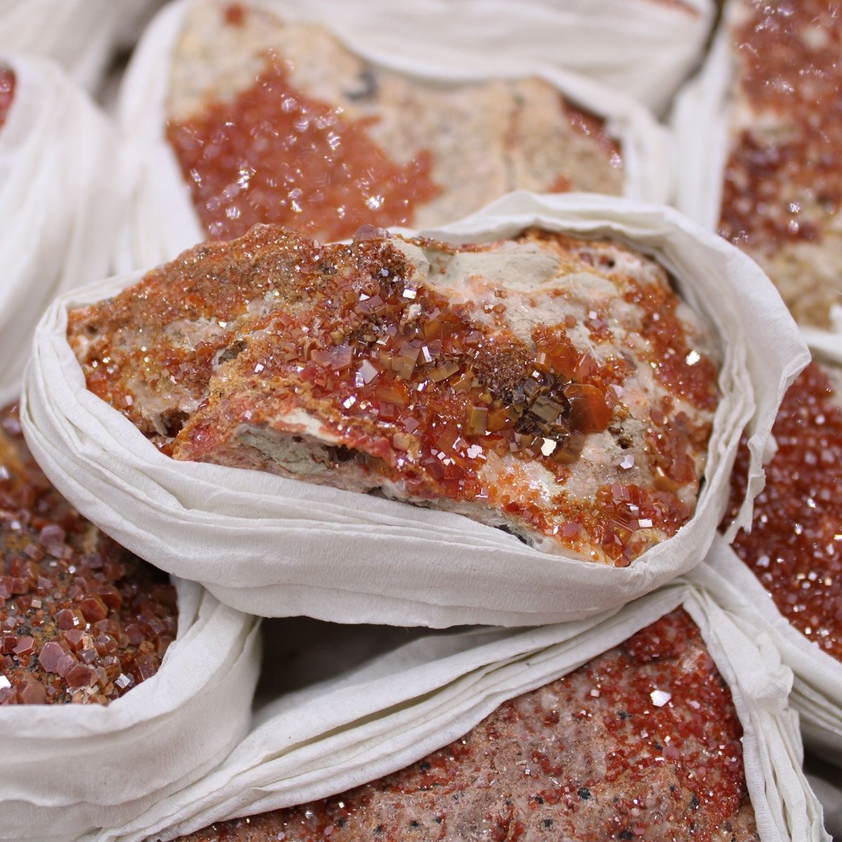 Campioni Minerali Vanadinite (circa 20 pezzi) - Aureth