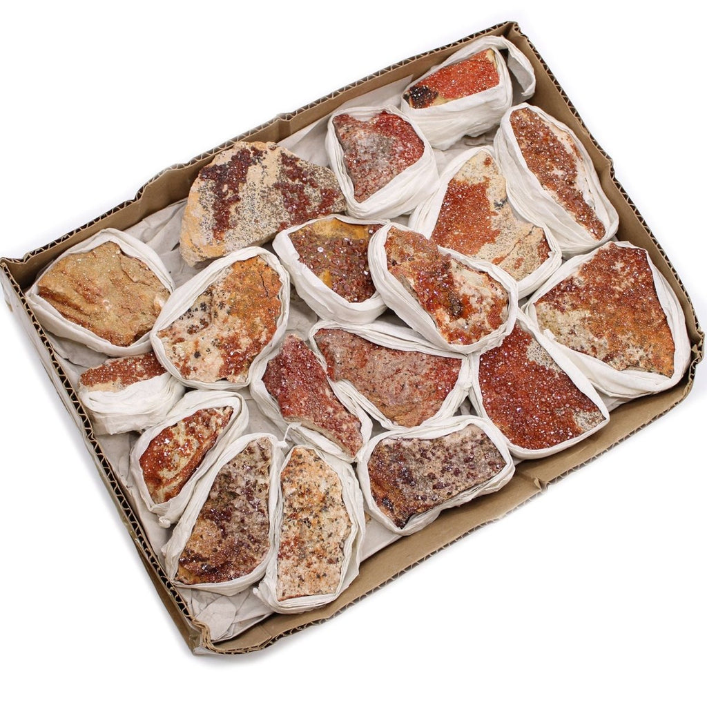 Campioni Minerali Vanadinite (circa 20 pezzi) - Aureth