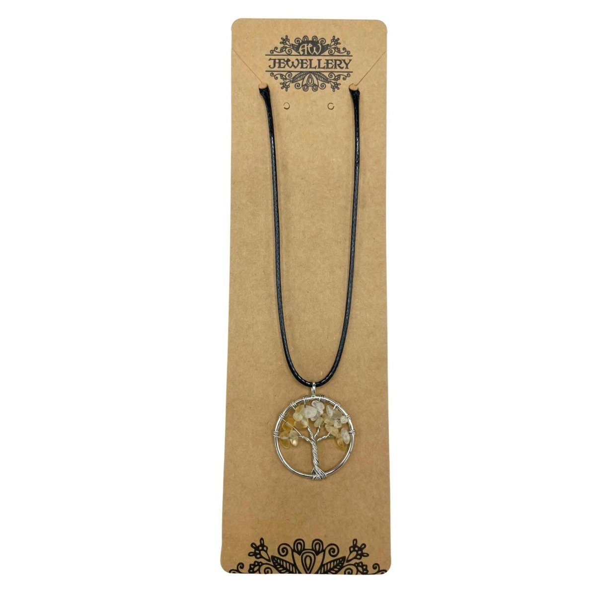 Ciondolo Albero della Vita - Corniola - Aureth