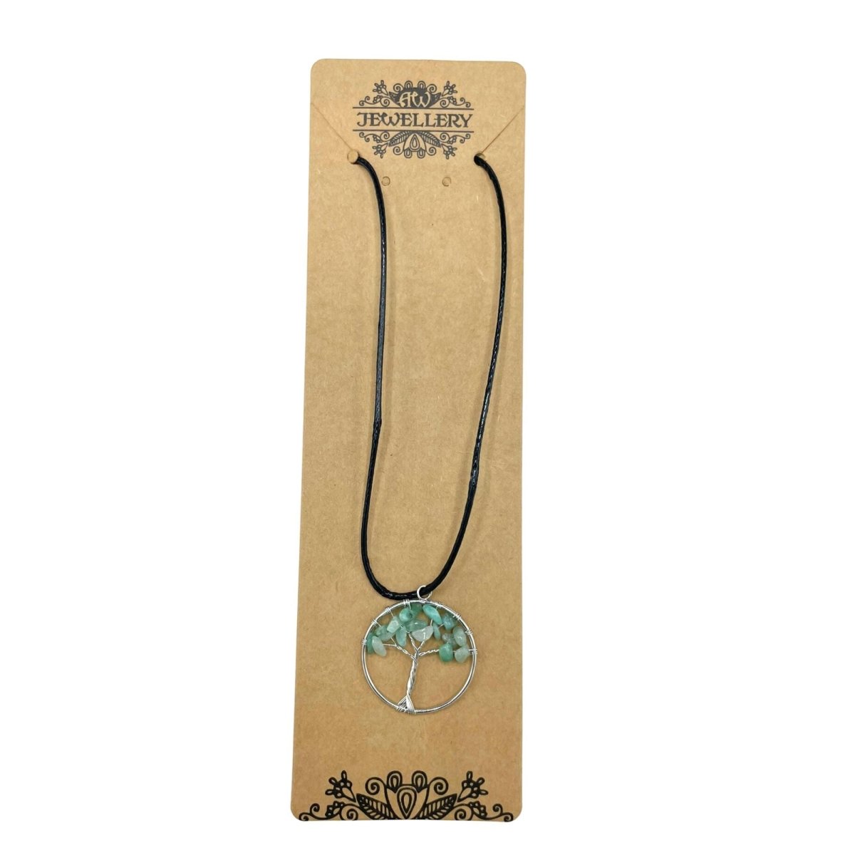 Ciondolo Albero della Vita - Giada - Aureth
