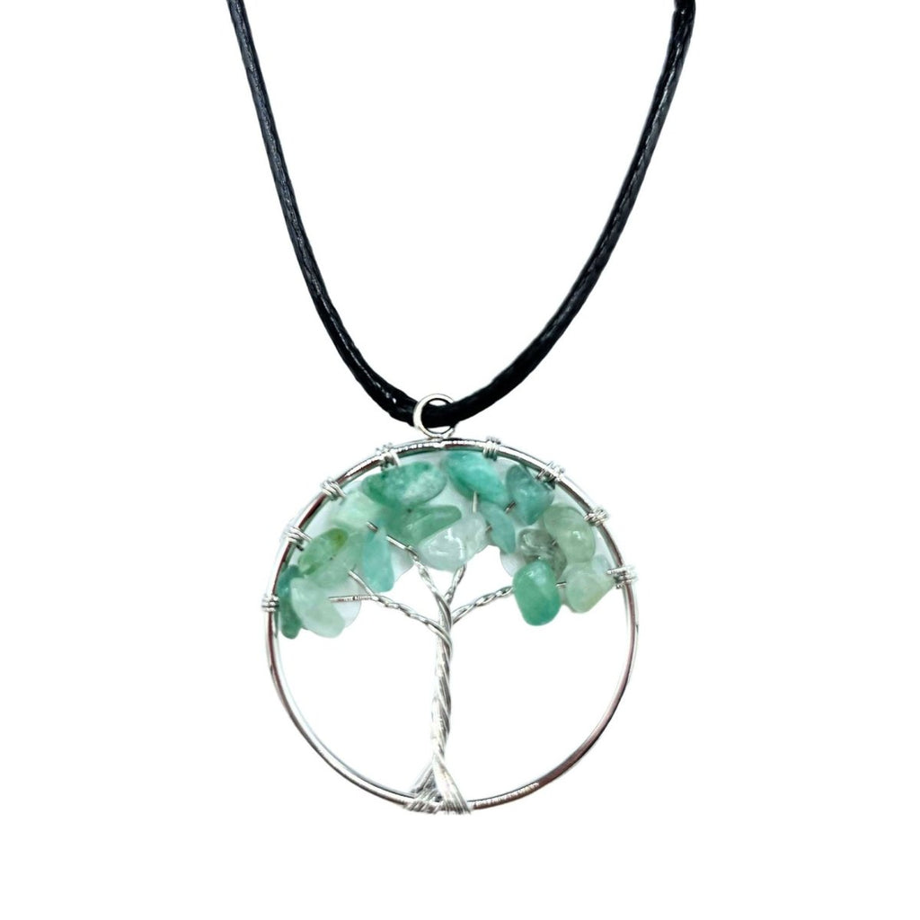 Ciondolo Albero della Vita - Giada - Aureth