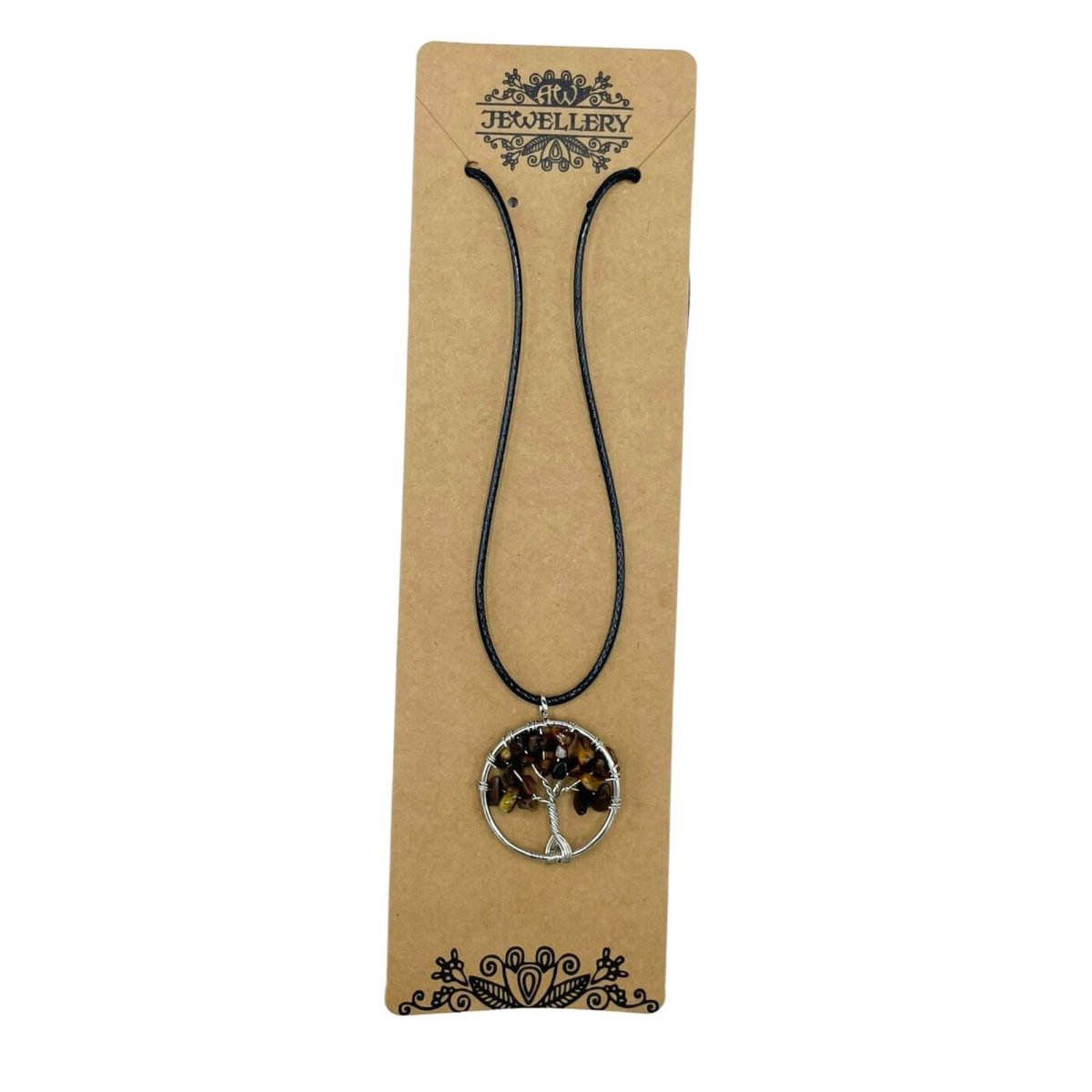 Ciondolo Albero della Vita - Occhio di Tigre - Aureth