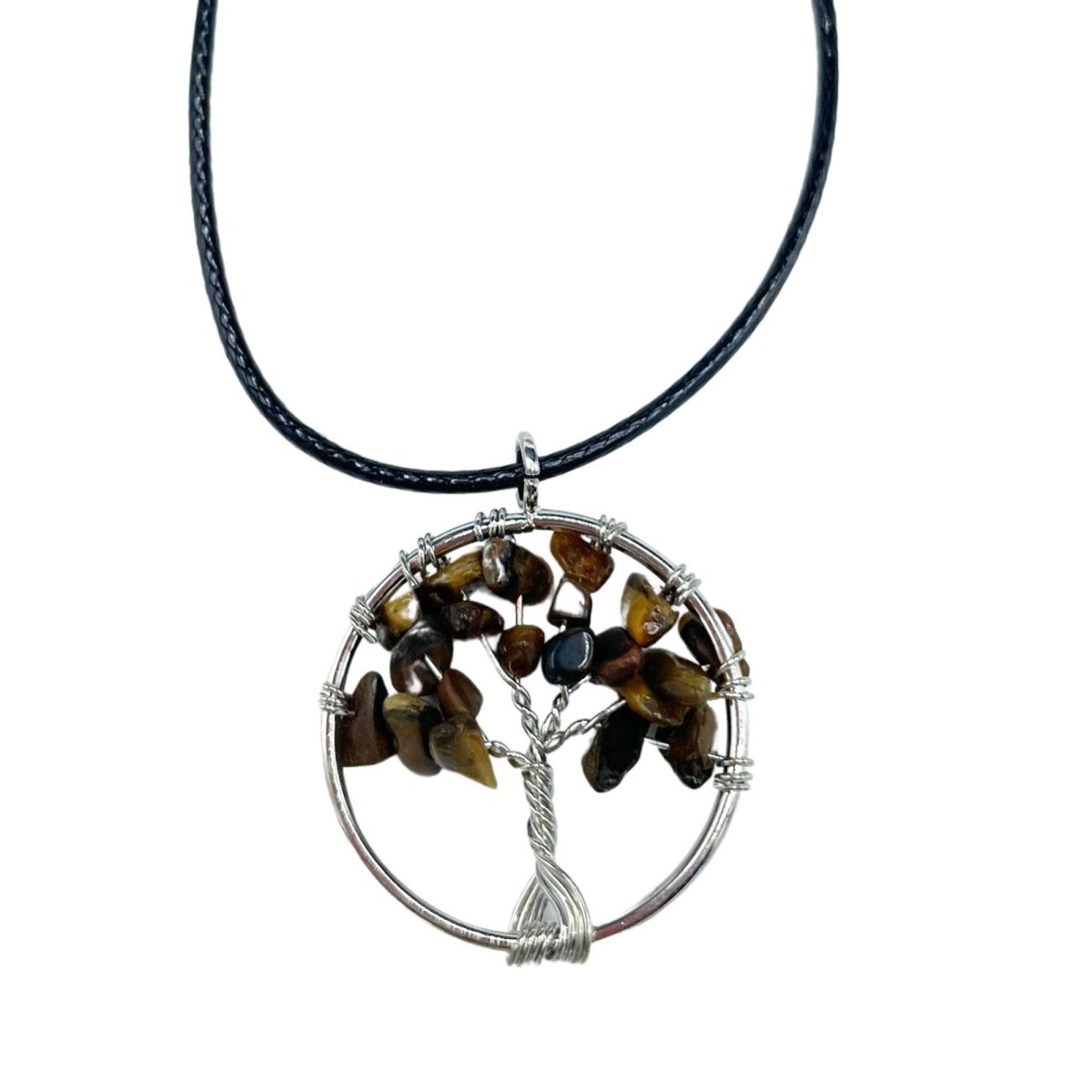 Ciondolo Albero della Vita - Occhio di Tigre - Aureth