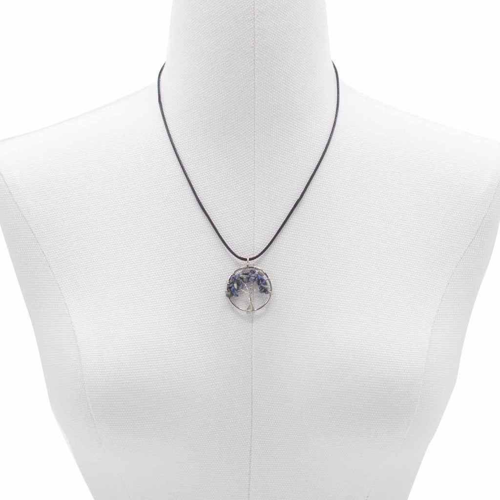 Ciondolo Albero della Vita - Sodalite - Aureth
