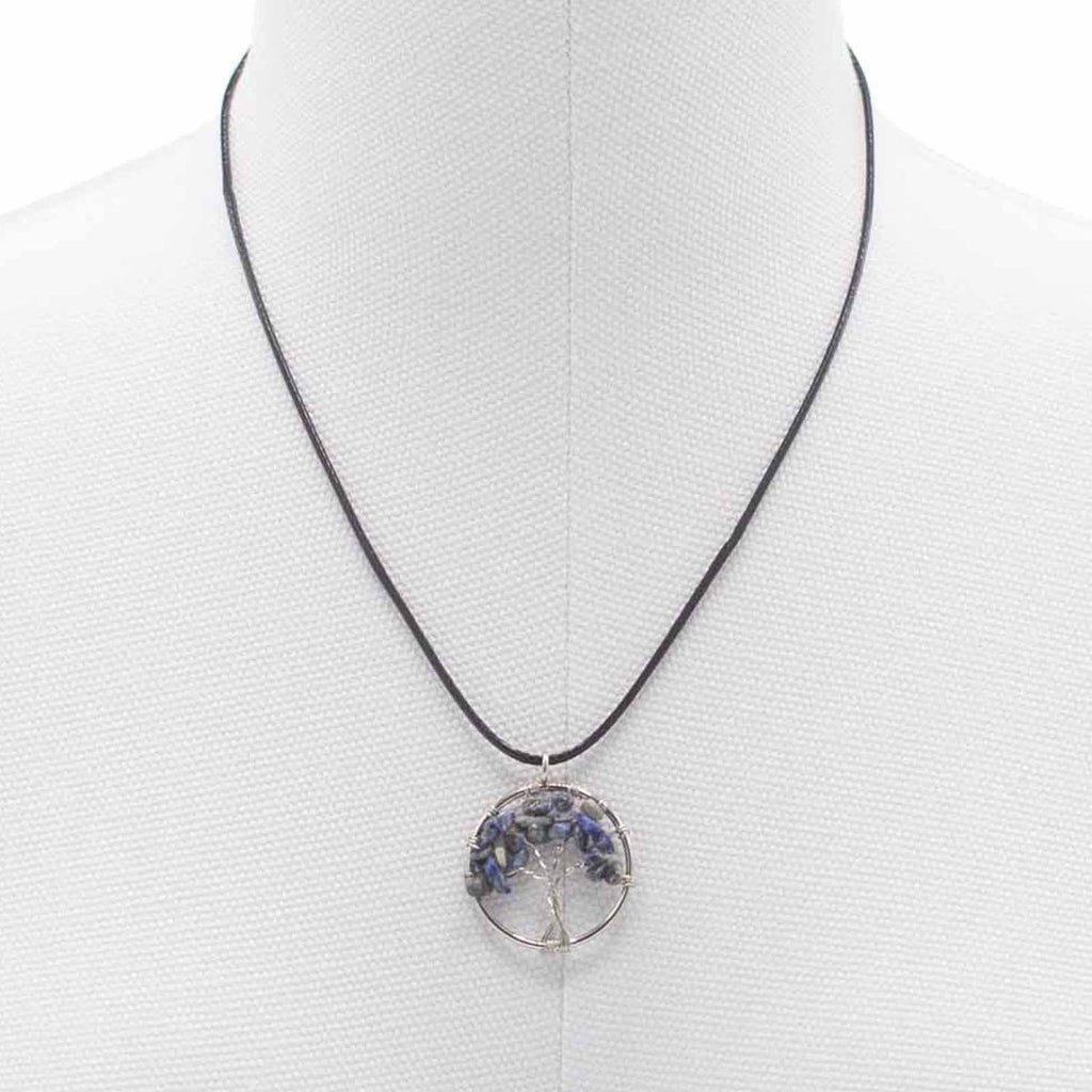 Ciondolo Albero della Vita - Sodalite - Aureth