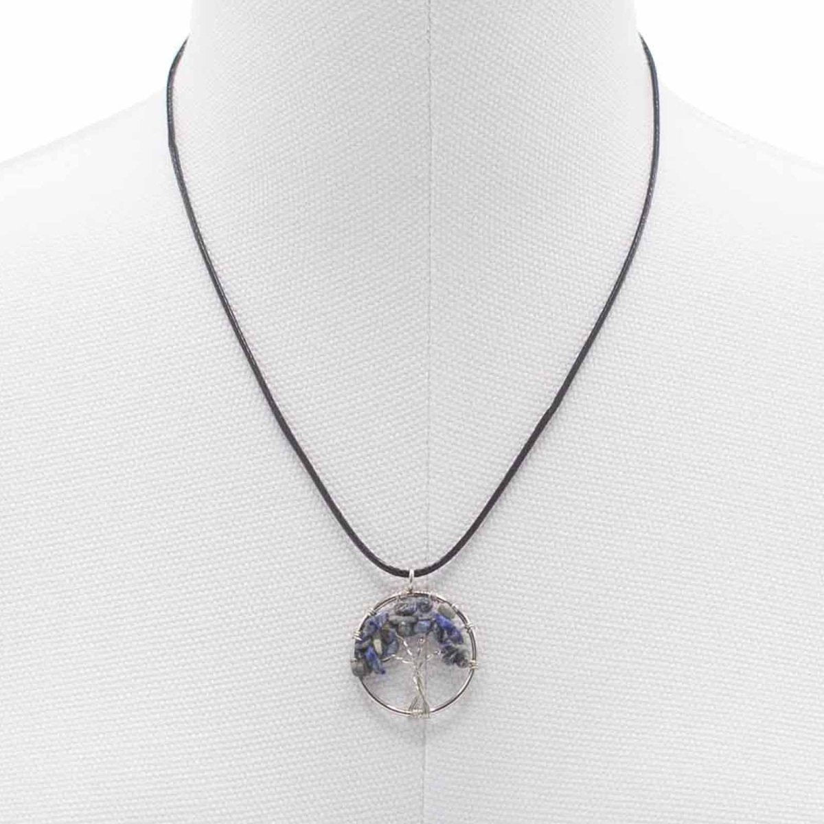 Ciondolo Albero della Vita - Sodalite - Aureth