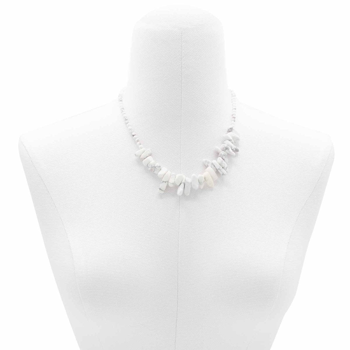 Collana Gemma Longstone - Diaspro Bianco - Aureth