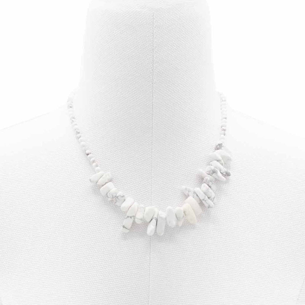 Collana Gemma Longstone - Diaspro Bianco - Aureth