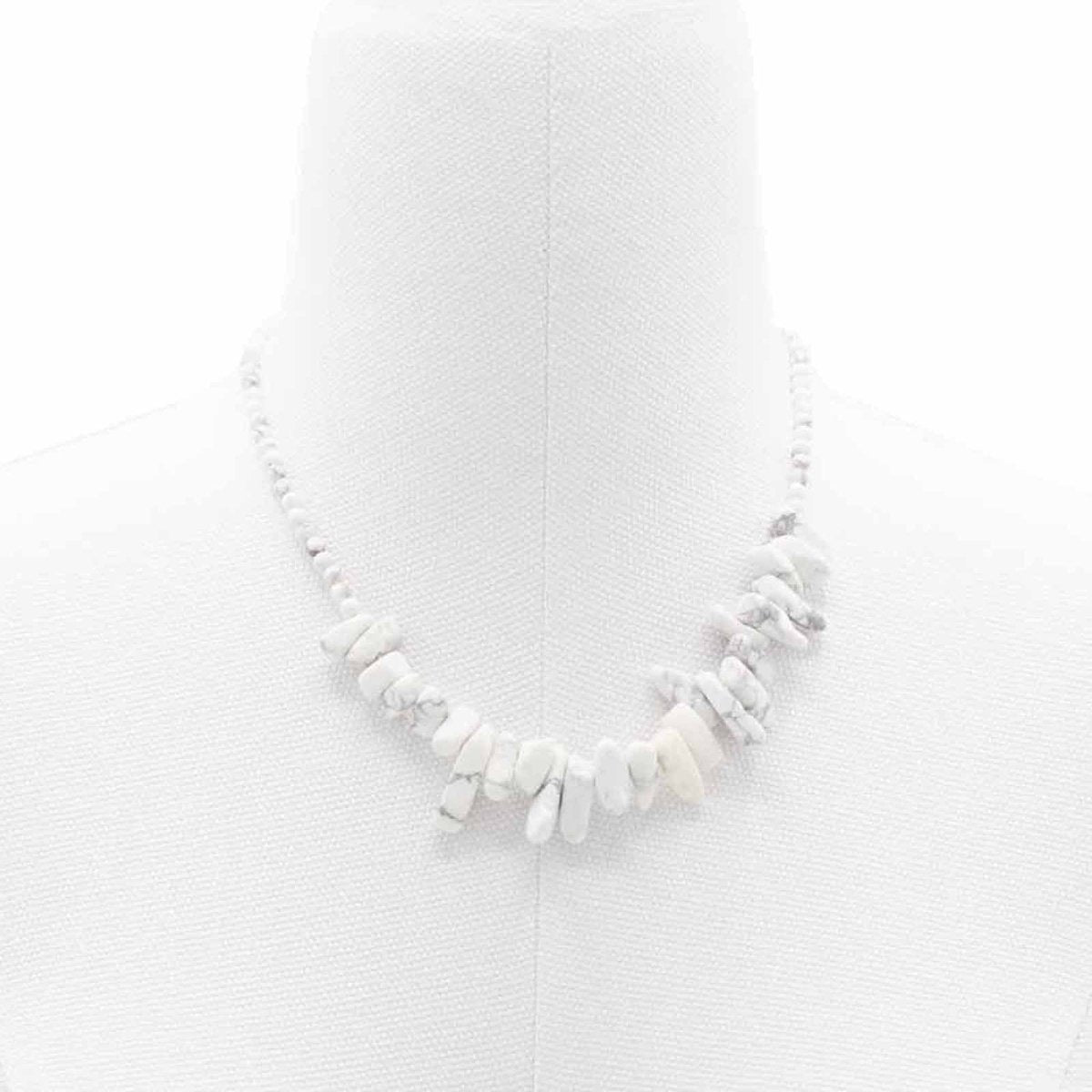Collana Gemma Longstone - Diaspro Bianco - Aureth