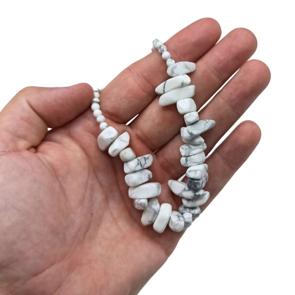Collana Gemma Longstone - Diaspro Bianco - Aureth