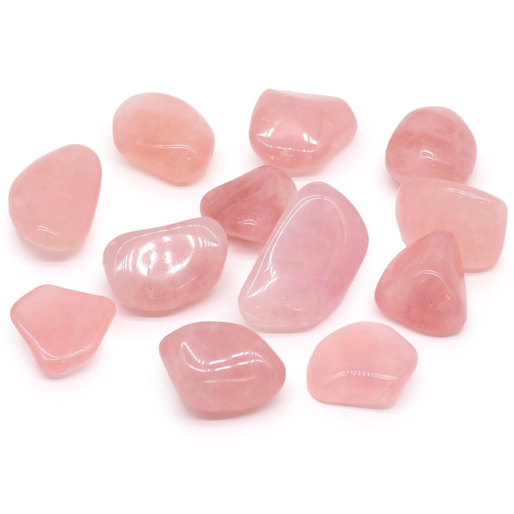 Confezione 18 Pietre XL - Quarzo Rosa Grade P - Aureth