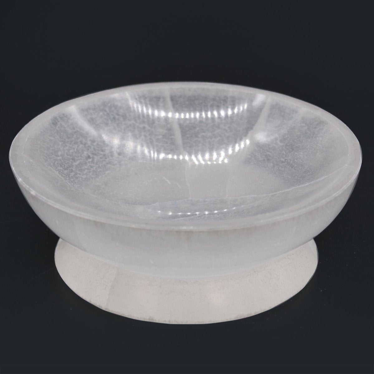 Coppa di Selenite per Rituali - 13cm - Aureth