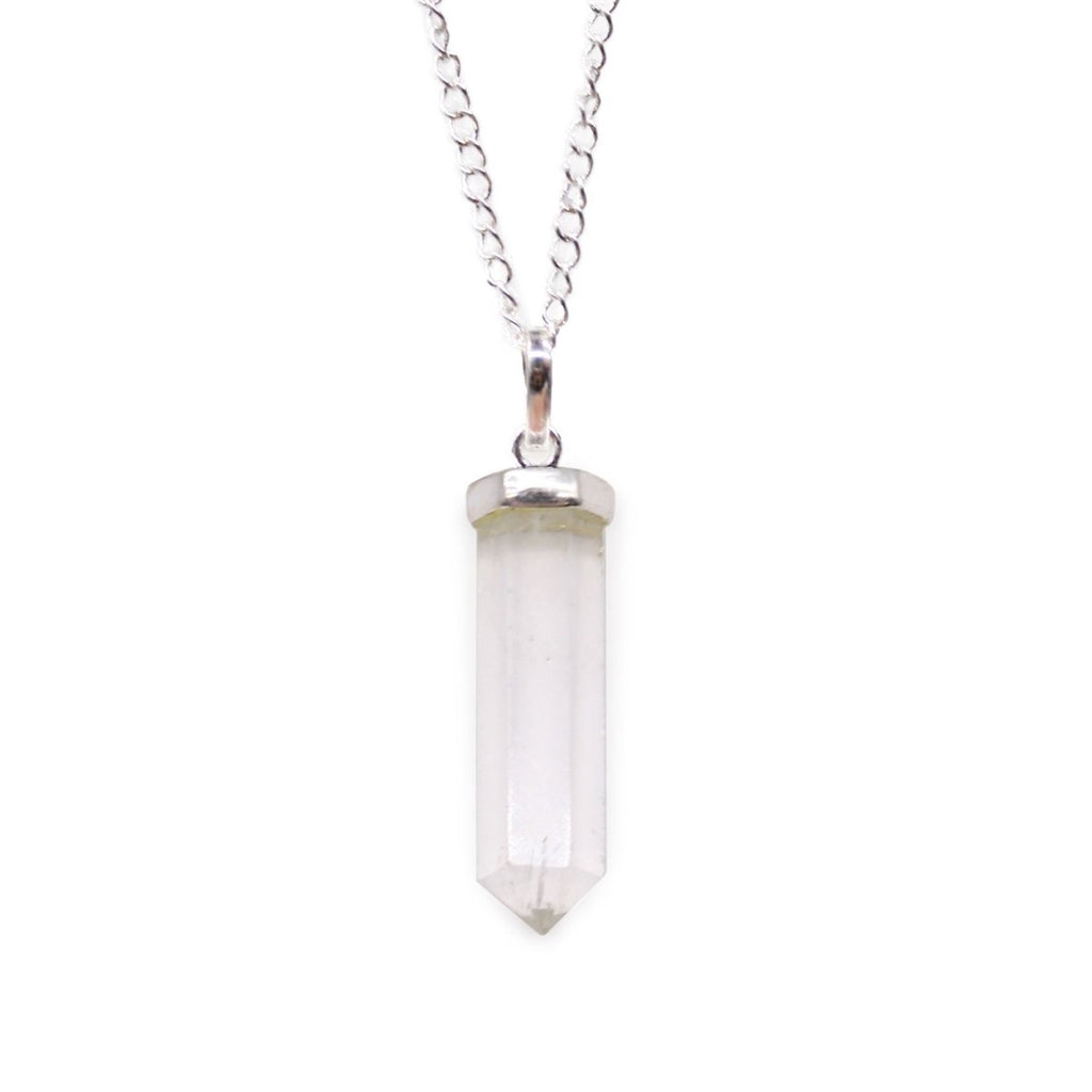 Gemstone Classic Point Pendant - Rock Quartz - Talen