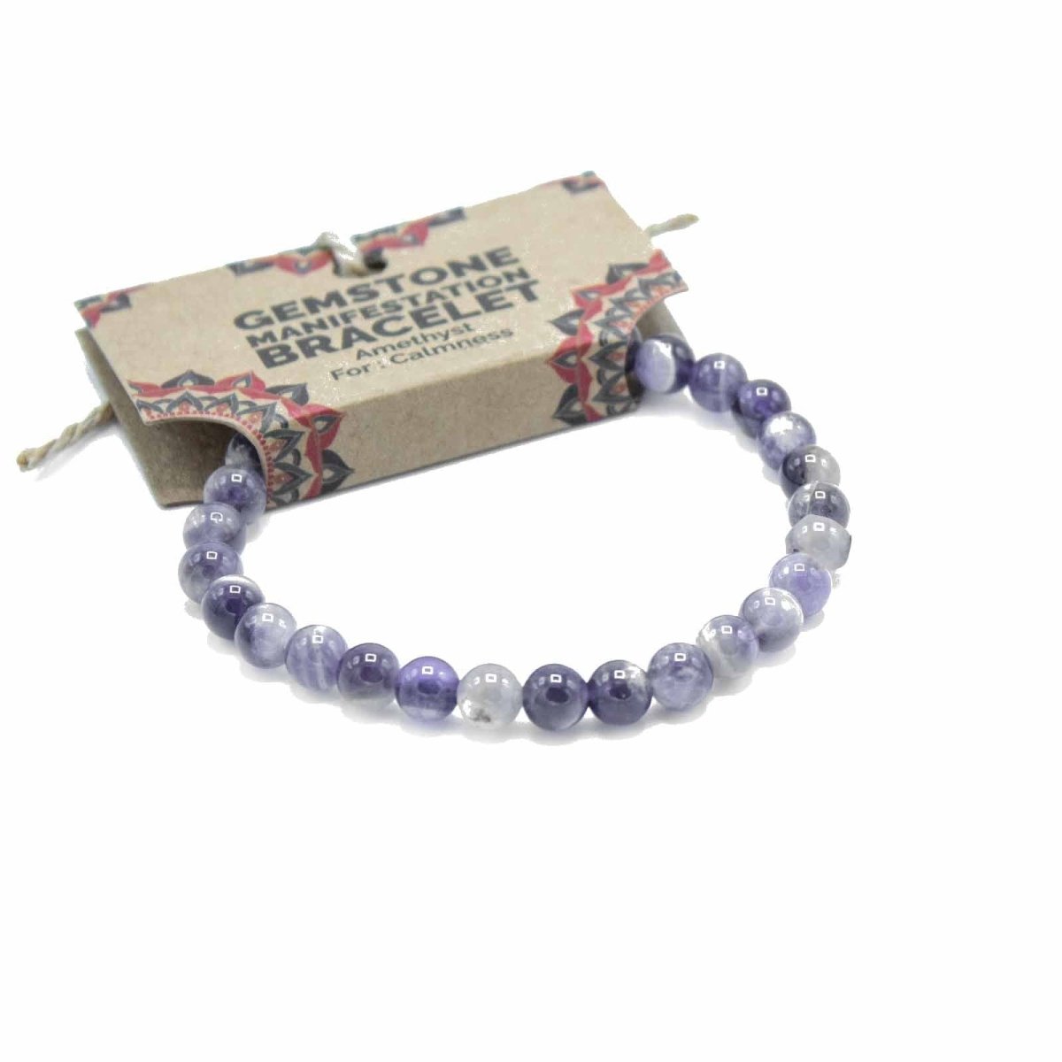 Gemstone Manifestation Bracelet - Amethyst - Calmness - Talen