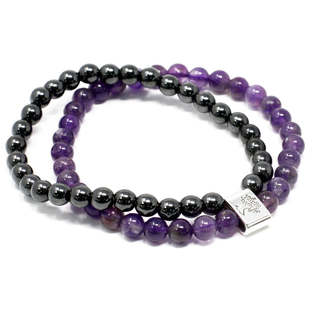Magnetic Gemstone Bracelet - Amethyst - Talen