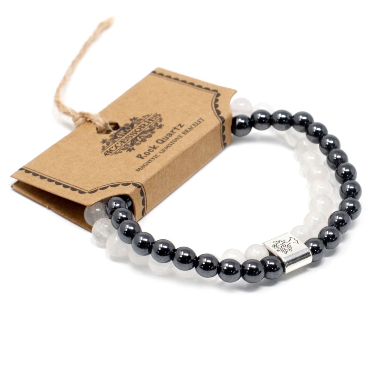 Magnetic Gemstone Bracelet - Rock Quartz - Talen