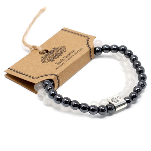 Magnetic Gemstone Bracelet - Rock Quartz - Talen
