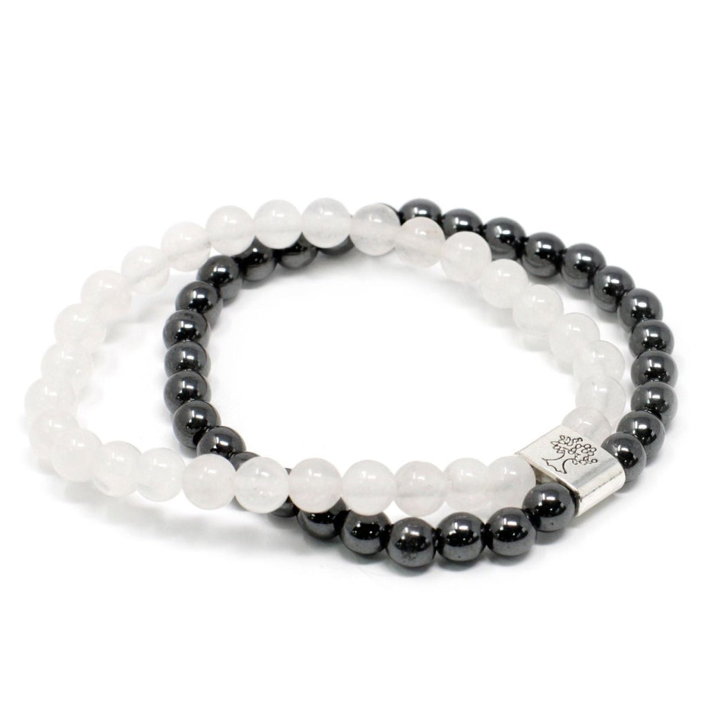 Magnetic Gemstone Bracelet - Rock Quartz - Talen