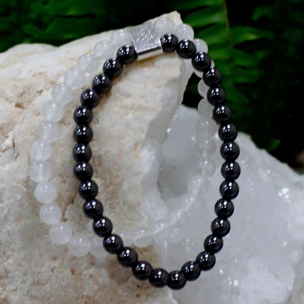 Magnetic Gemstone Bracelet - Rock Quartz - Talen