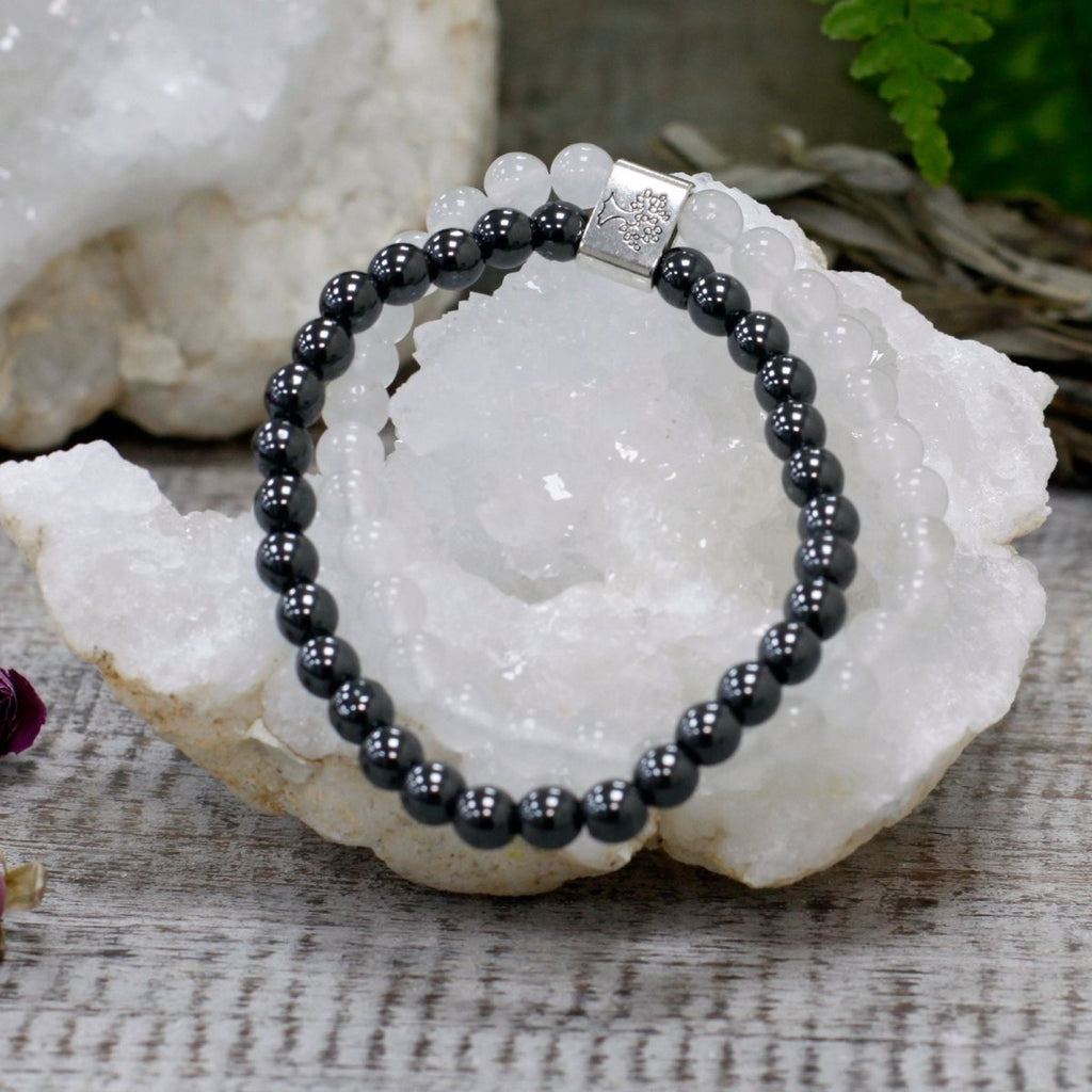 Magnetic Gemstone Bracelet - Rock Quartz - Talen