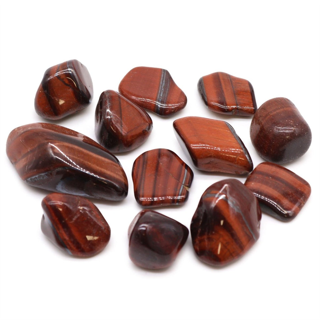 Pietre Occhio di Tigre Rosso 12 pezzi - Aureth