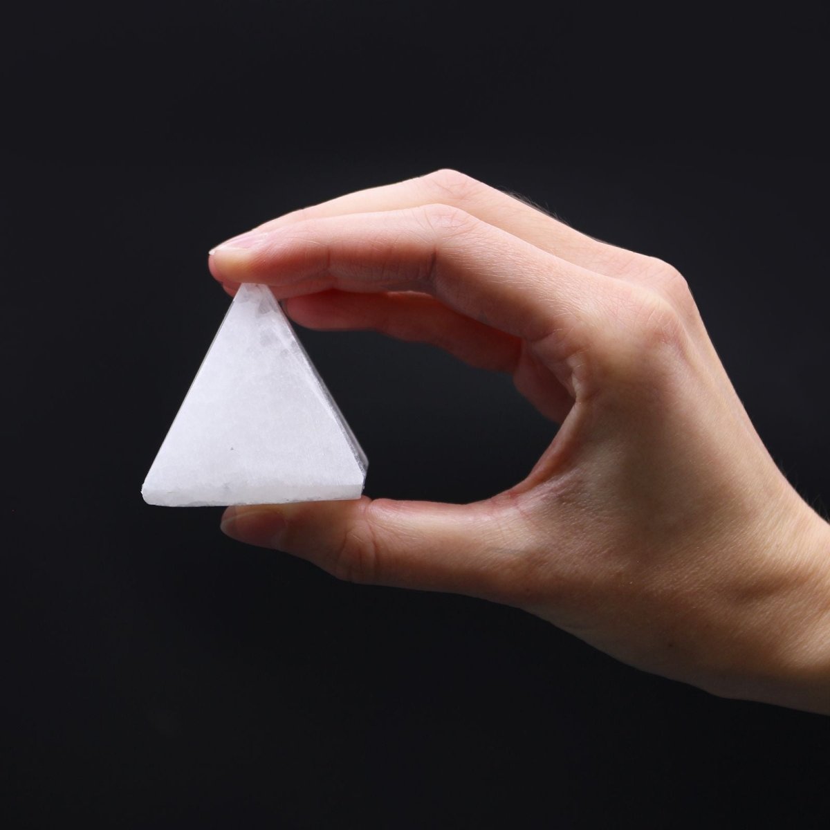 Piramide di Selenite - 5 cm - Aureth