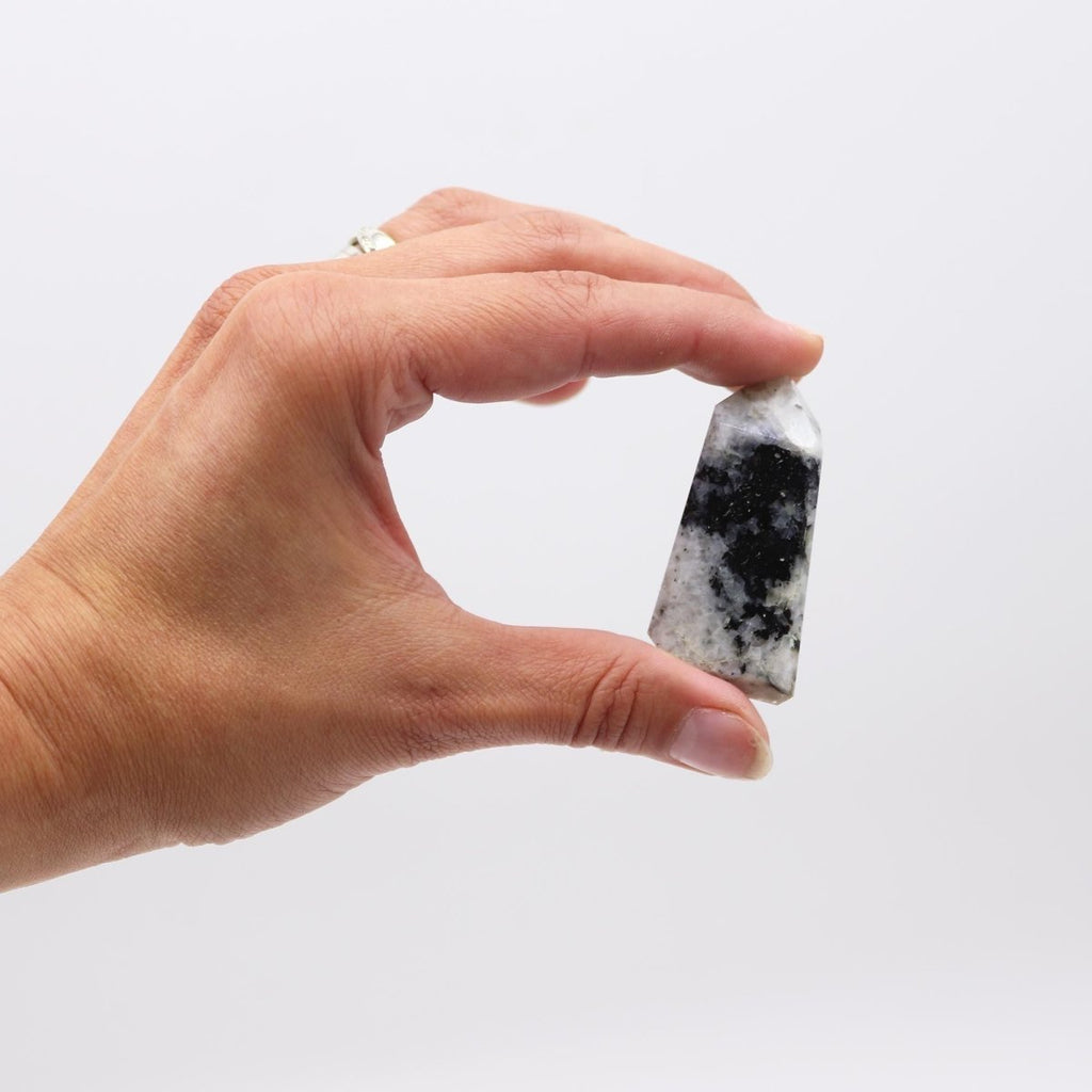 Punte di 6 cm (0,5 kg) - Pietra di luna indiana (circa 8 pezzi) - Aureth