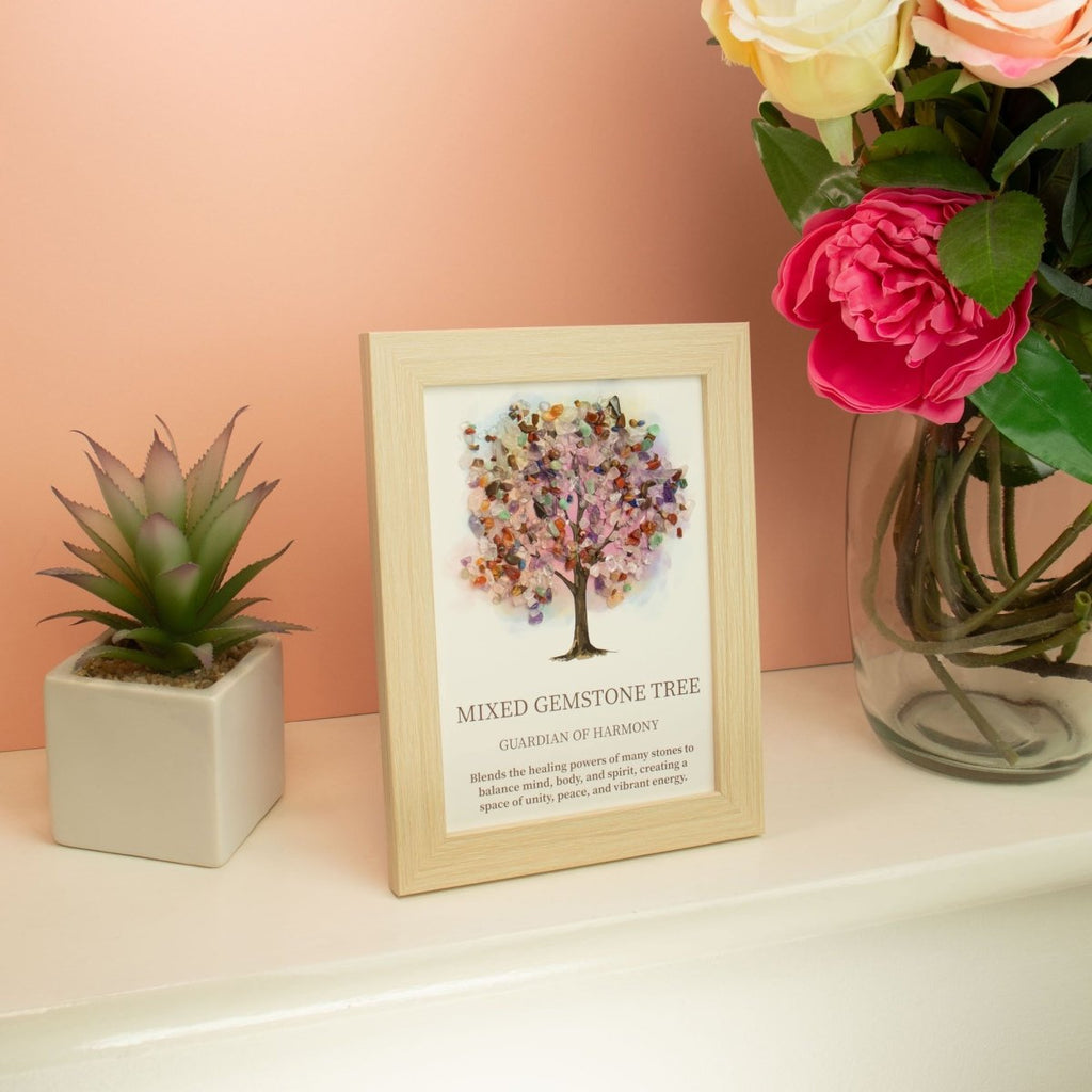 Quadro Albero della Vita in Gemme 20x14.7x1cm - Aureth