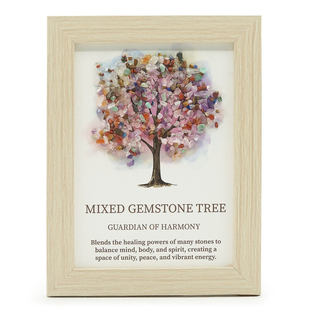 Quadro Albero della Vita in Gemme 20x14.7x1cm - Aureth