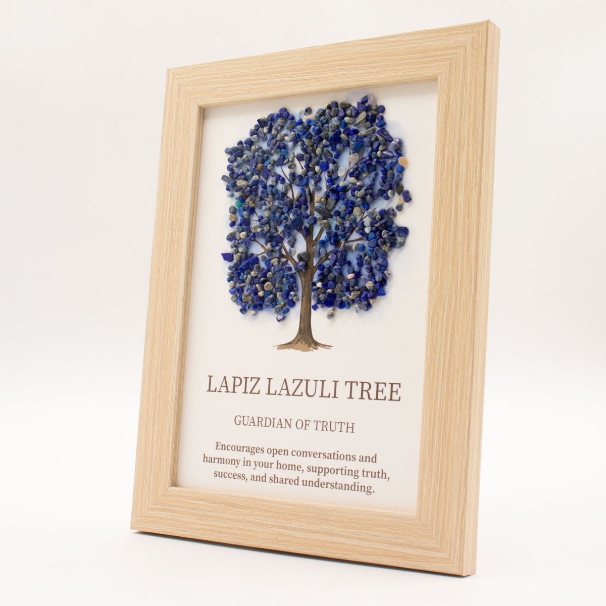 Quadro Gemme Albero della Vita Lapislazzuli 20x14,7 cm - Aureth