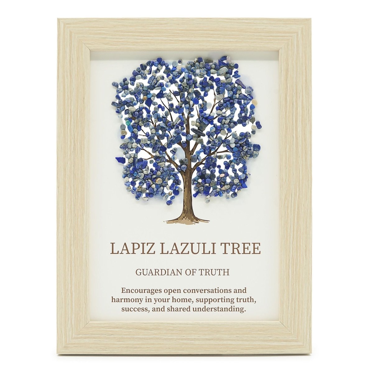 Quadro Gemme Albero della Vita Lapislazzuli 20x14,7 cm - Aureth