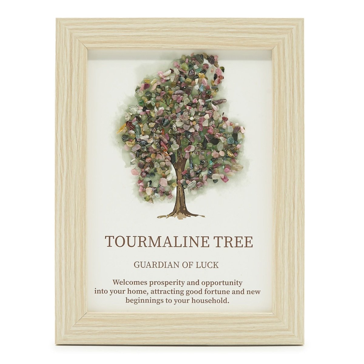 Quadro Gemstone Albero della Vita Tormalina 20x14,7cm - Aureth