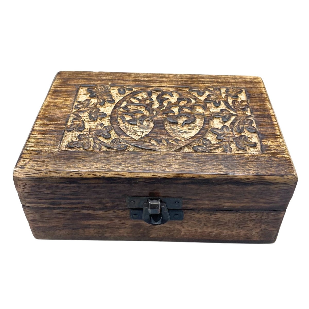 Scatola in Legno Albero della Vita 15x10x6cm - Aureth