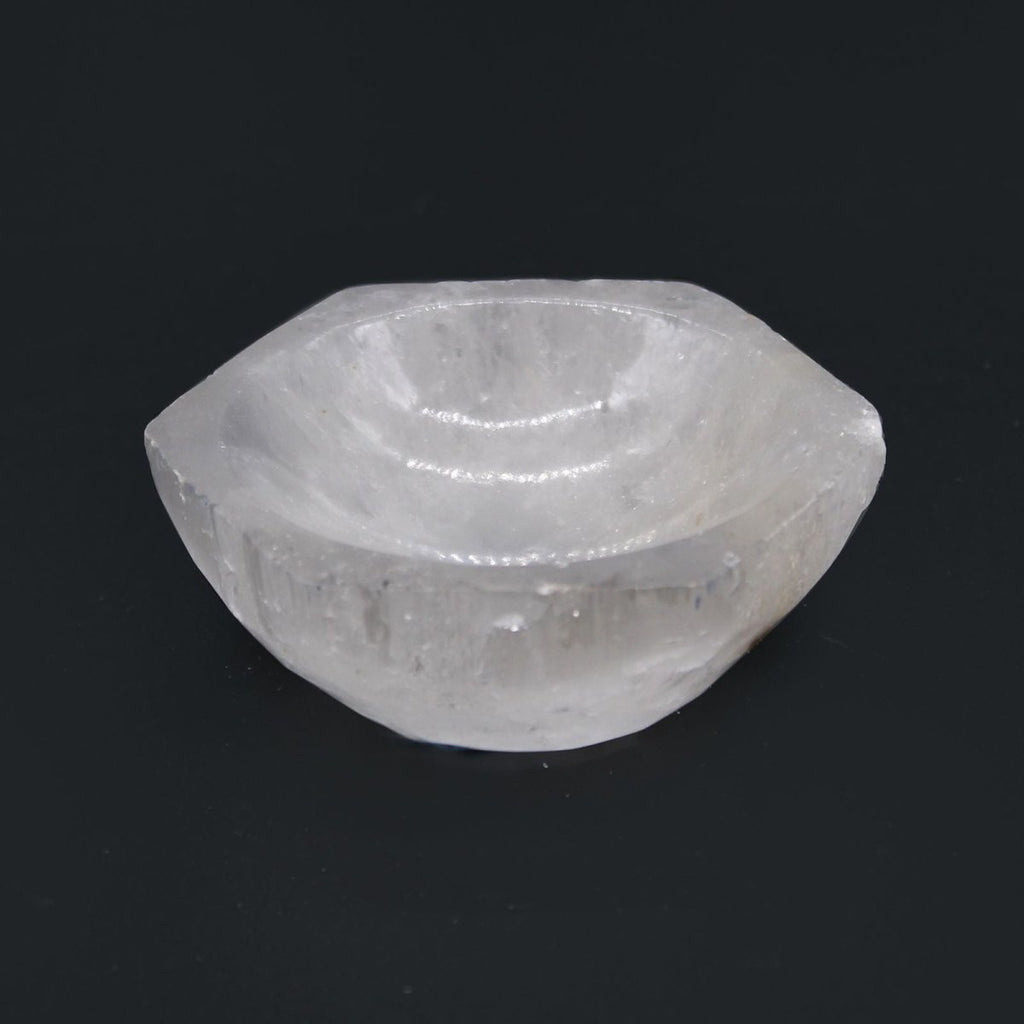 Selenite Hex Bowl - 6cm - Talen