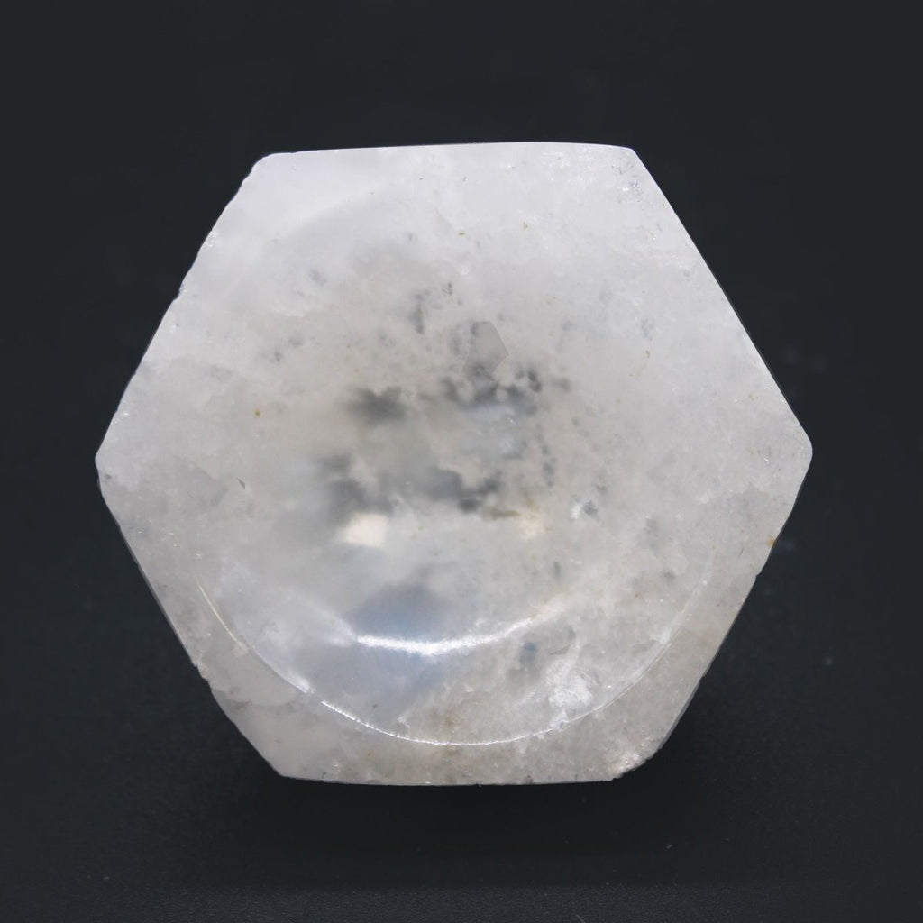 Selenite Hex Bowl - 6cm - Talen
