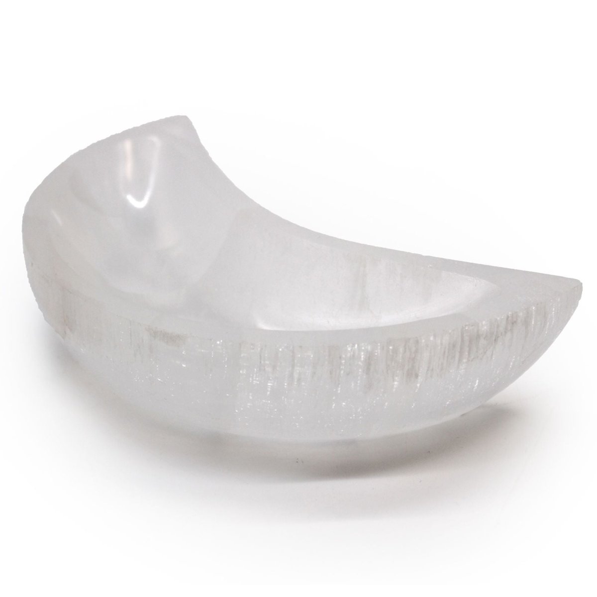 Selenite Moon Bowl - 15cm - Talen