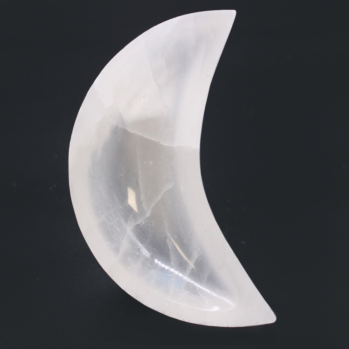 Selenite Moon Bowl - 15cm - Talen