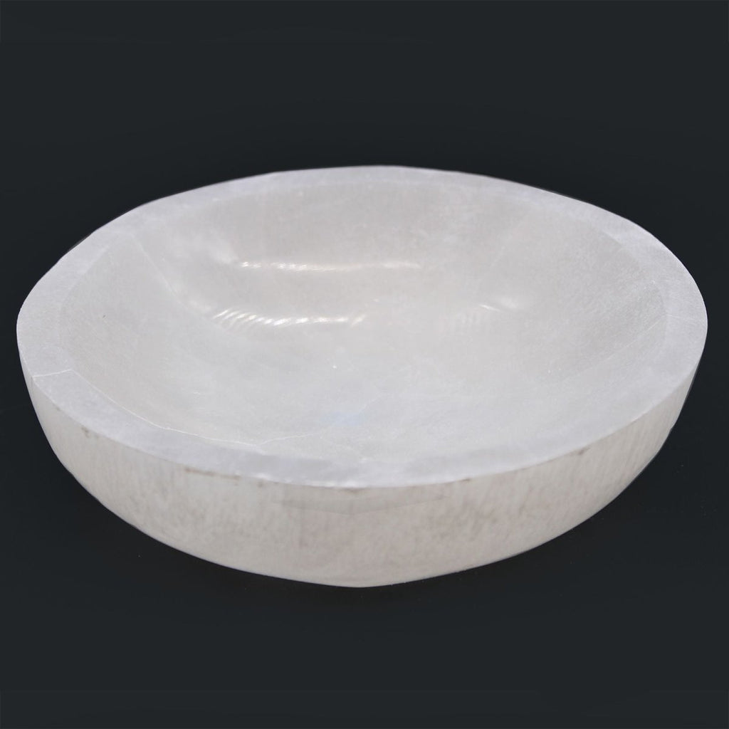 Selenite Round Bowl - 15cm - Talen