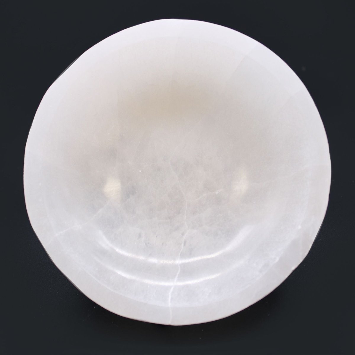 Selenite Round Bowl - 15cm - Talen