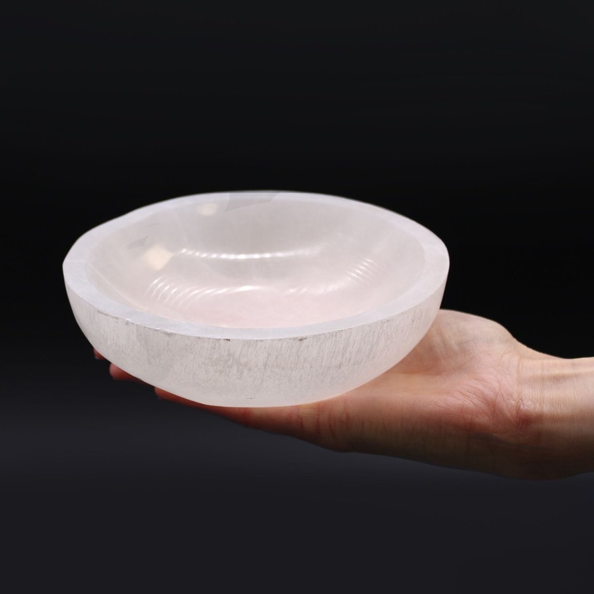 Selenite Round Bowl - 15cm - Talen