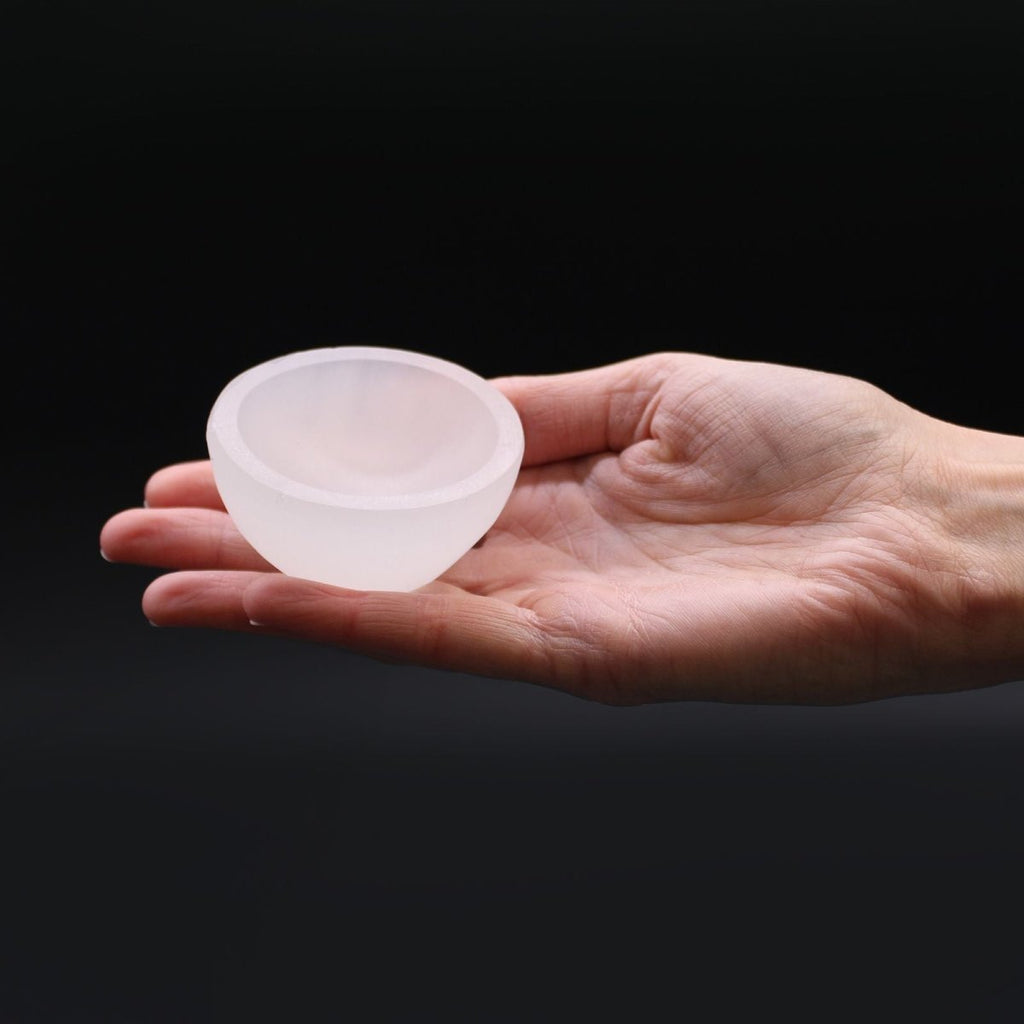 Selenite Round Bowl - 6cm - Talen