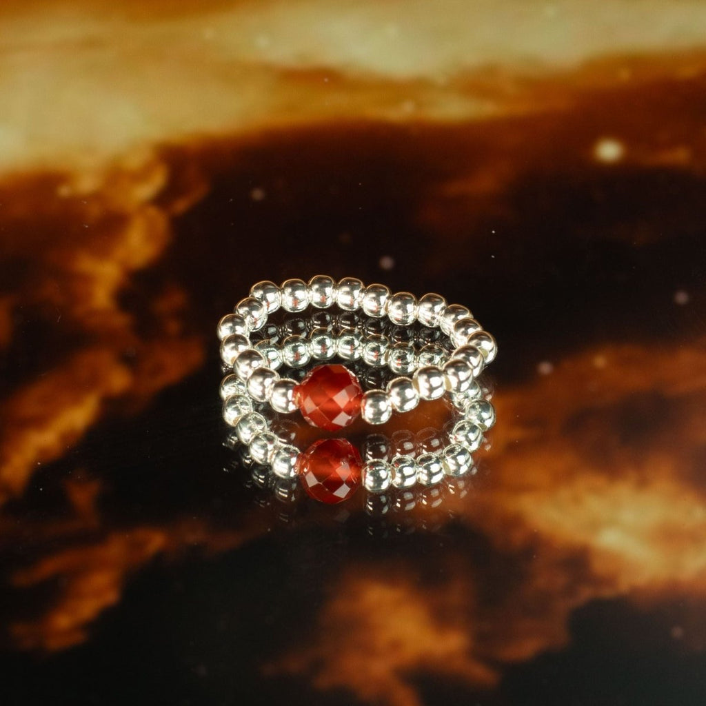 Set Anelli Nymph Spirit Gemstone - Amore & Fiamma - Aureth