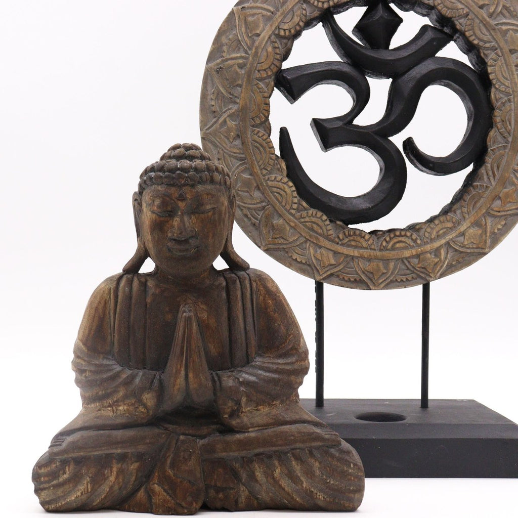 Set Buddha Feng Shui Om - Grigio e Nero - Aureth