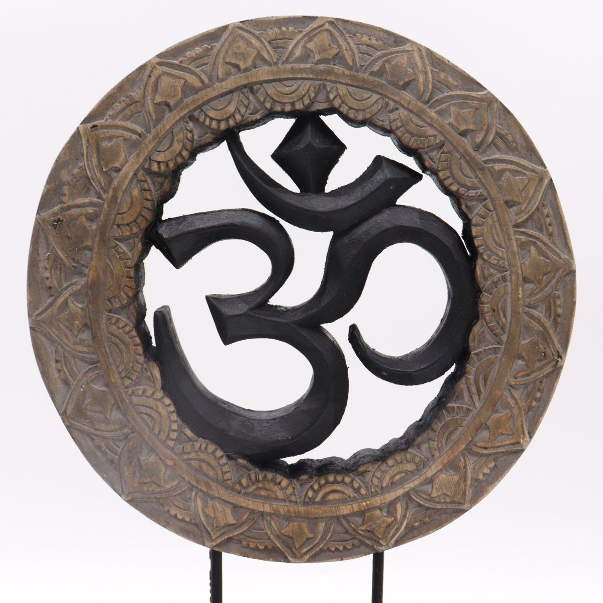 Set Buddha Feng Shui Om - Grigio e Nero - Aureth