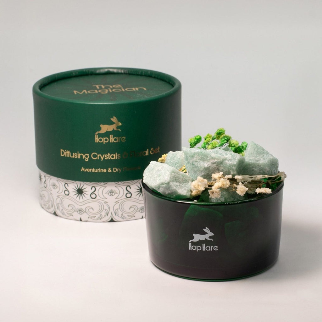 Set Diffusore Cristalli e Fiori - Il Mago - Aureth