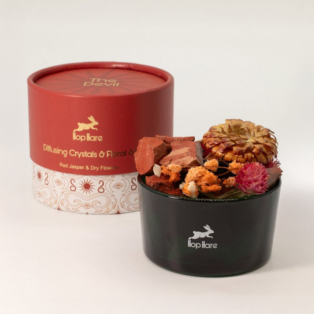 Set Diffusore Cristalli e Fiori - The Devil - Aureth