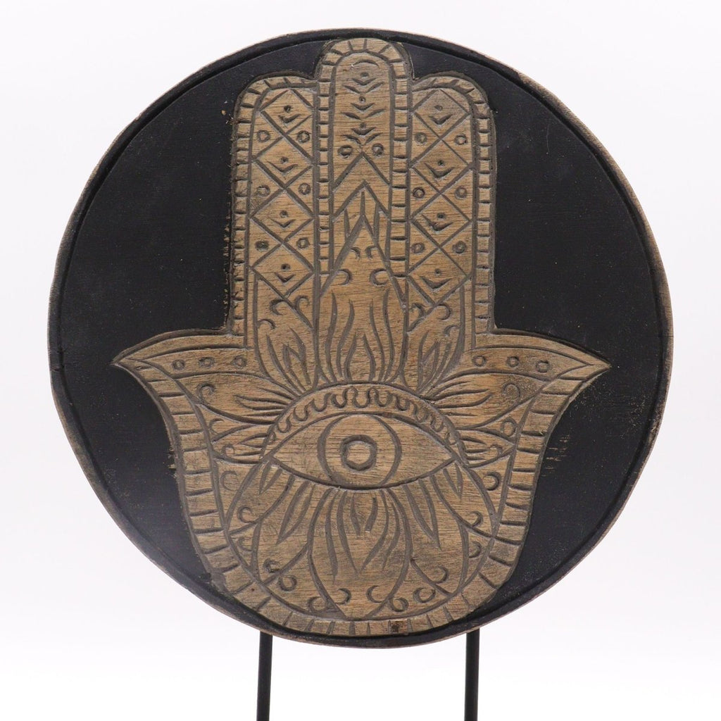 Set Feng Shui Buddha e Hamsa - Grigio - Aureth